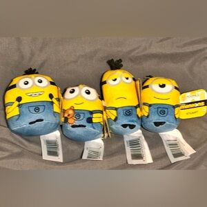 Set of Minions Pod Pals Micro Plush Characters